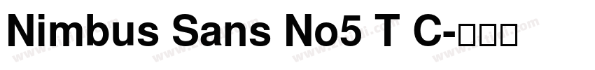 Nimbus Sans No5 T C字体转换